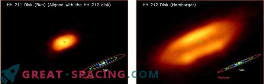 Najden je bil najmlajši akrecijski disk okoli mlade zvezde