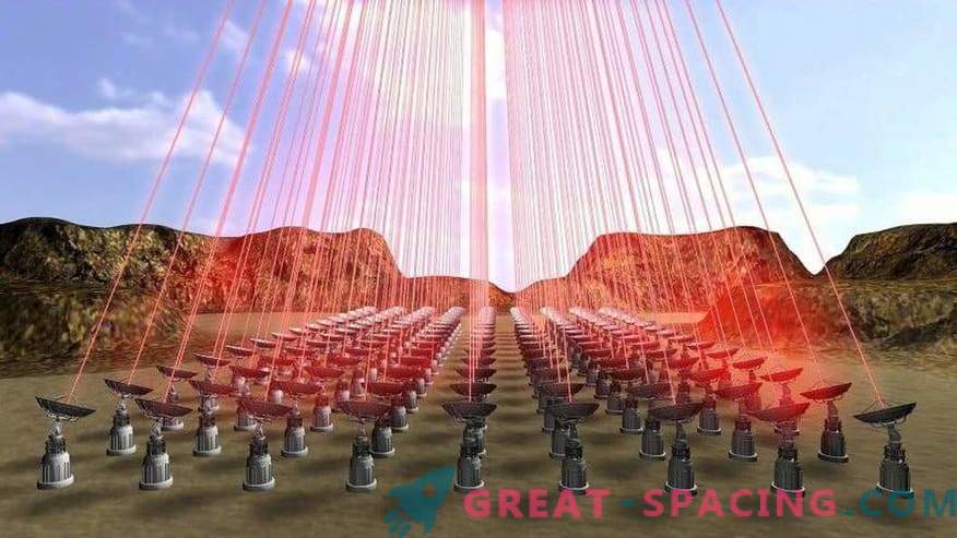 V obsežnem skeniranju neba bodo prikazani vesoljski laserski žarki.