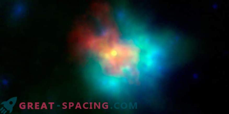 Večvalna slika ostankov supernove