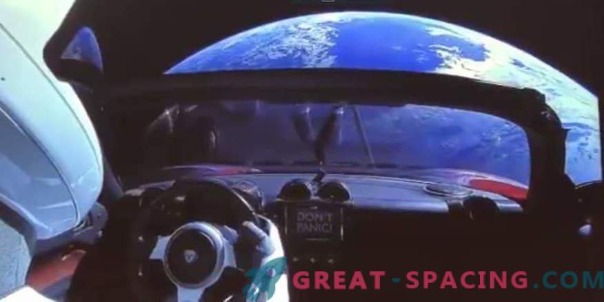 Neverjeten video iz avtomobila Tesla, ki se je začel v vesolje