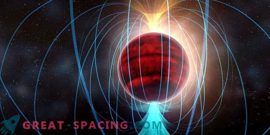 Prva magnetna zvezda zgodnjega tipa v eklipsing binarni
