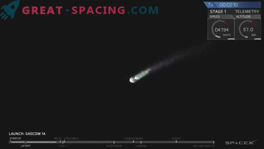 Uspešen zagon satelita in pristanek rakete SpaceX
