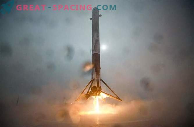 SpaceX je naredil trdo pristanek