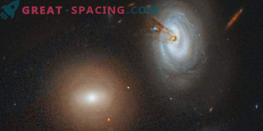 Lačna jata absorbira brezobzirno galaksijo