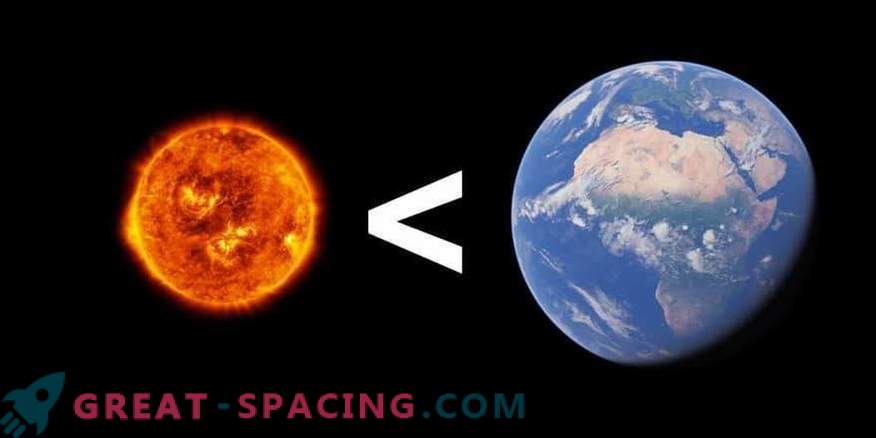Kaj če bi bilo Sonce manjše od Zemlje