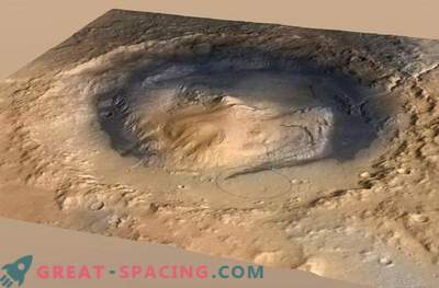 Tajemnicze marsjańskie kopce były wypełnione płynem w kraterach