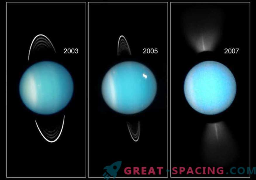 Planet na strani. Kaj se je zgodilo z Uranom v preteklosti