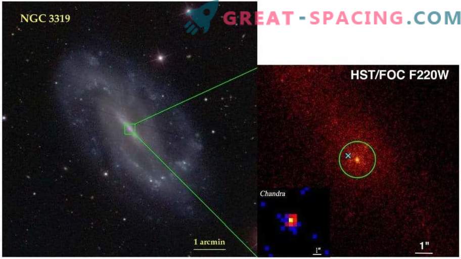 Ali je v galaksiji NGC 3319 redka črna luknja?