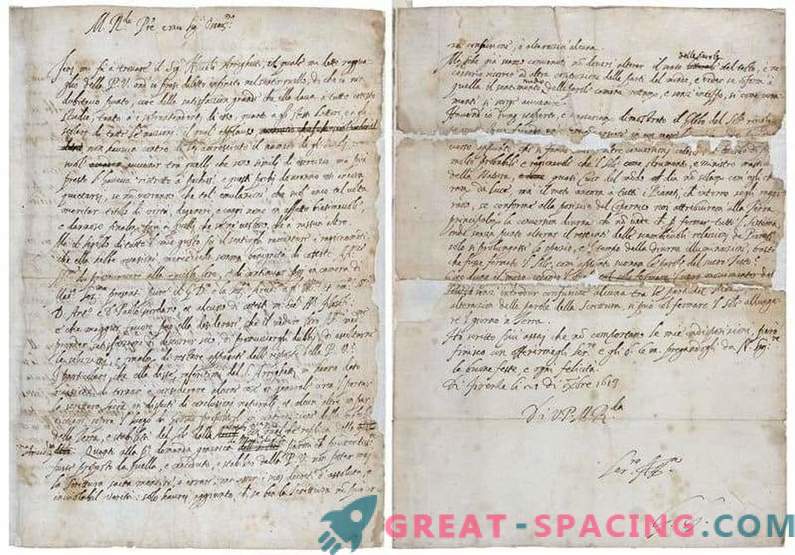 Najdeno izgubljeno pismo za Galileo. Ali je znanstvenik poskušal ublažiti soočenje s cerkvijo?