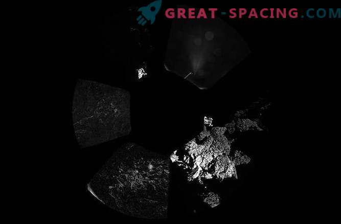 Prve fotografije kometa Churyumov-Gerasimenko iz Philovega pristajalnega modula so bile pridobljene
