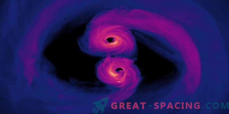 Spiralna fuzija supermasivnih črnih lukenj