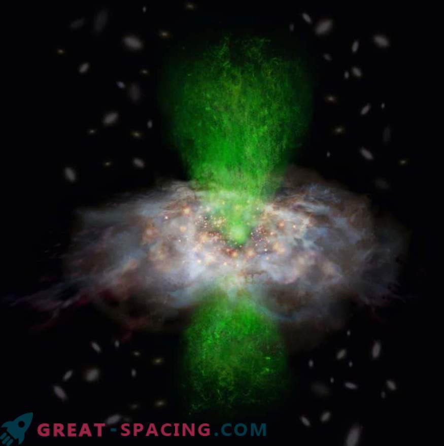 ALMA dokazuje koevolucijo črne luknje