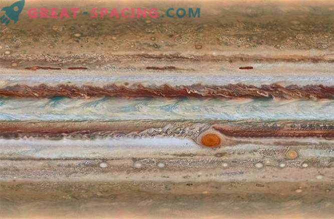 Hubblov teleskop opazuje Jupiter, da ustvari dinamično karto