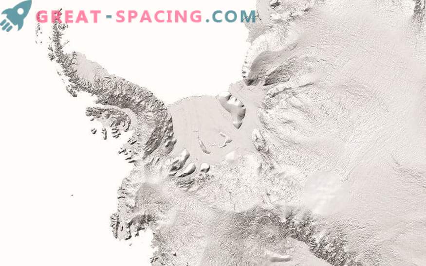 Osupljive podrobnosti Antarktike v novi karti visoke ločljivosti