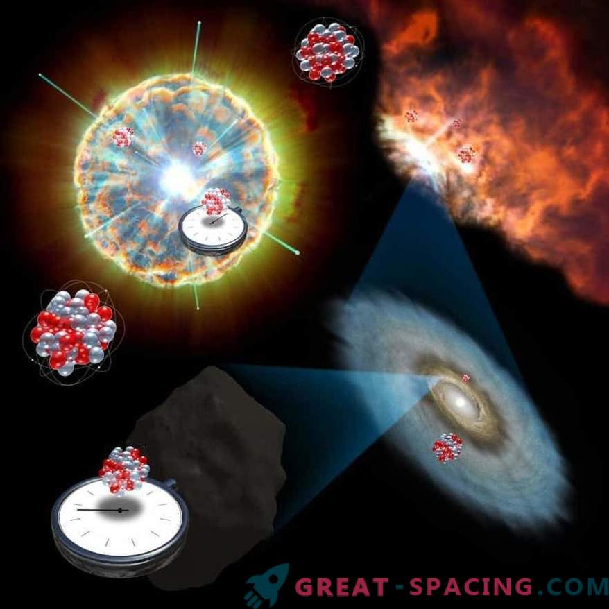 Supernove lahko puščajo sledi na meteoritih.