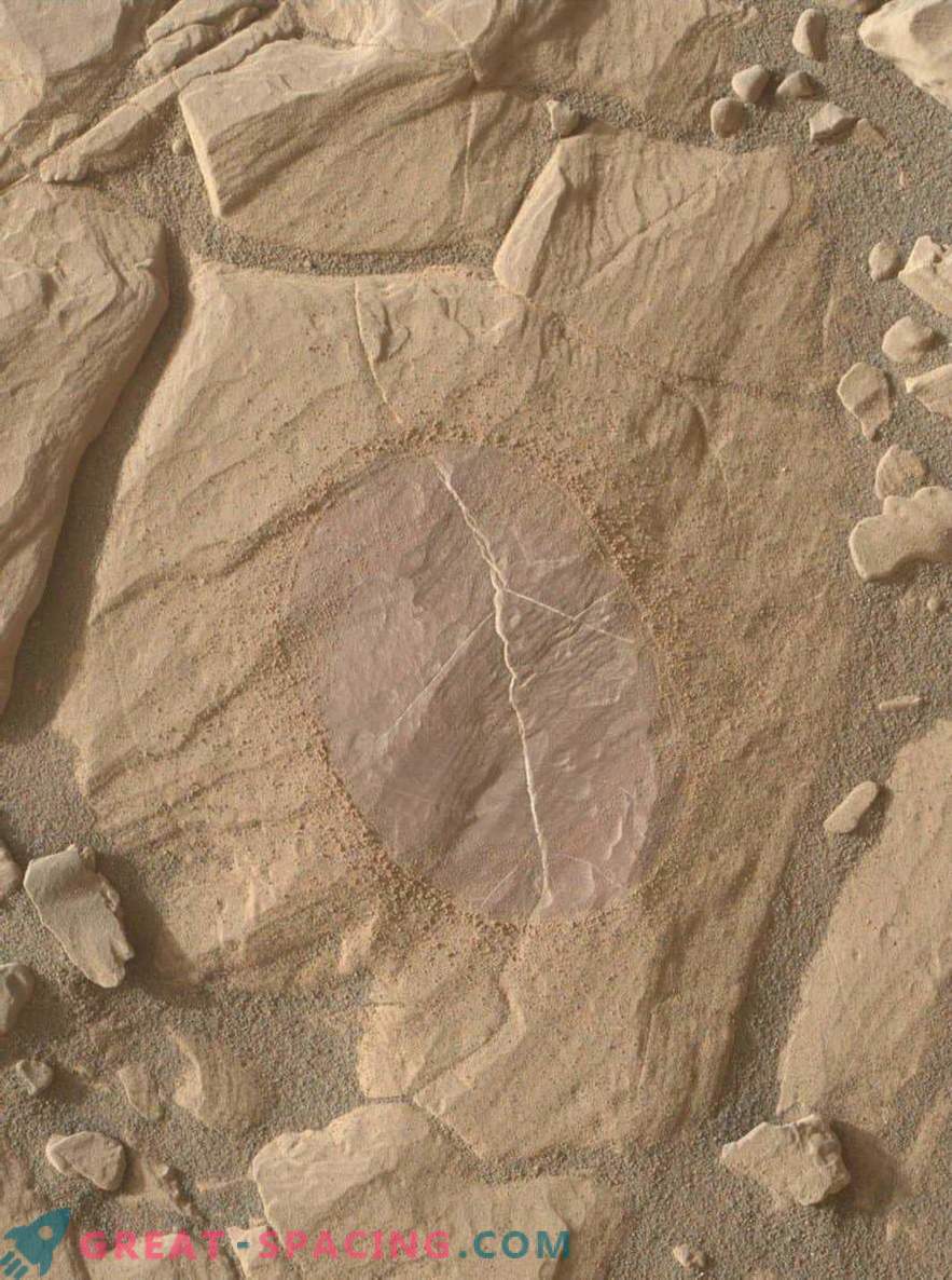 Marsovski greben prikazuje barvne sposobnosti roverja.