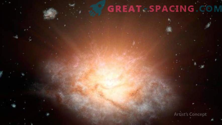 Super svetla galaksija absorbira sosede
