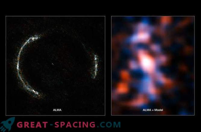 Ogromne regije, ki tvorijo zvezde, najdene v starodavni galaksiji.
