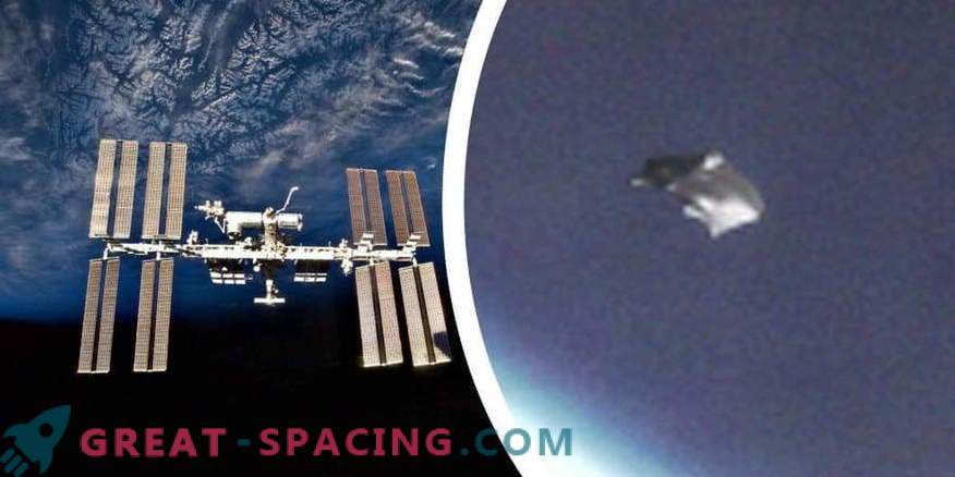 Neidentificiran predmet ali »kozmični prhljaj v bližini ISS. Mnenje strokovnjakov in ufologov