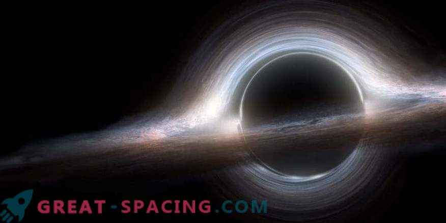 Material pade v črno luknjo s hitrostjo 90.000 km / s!