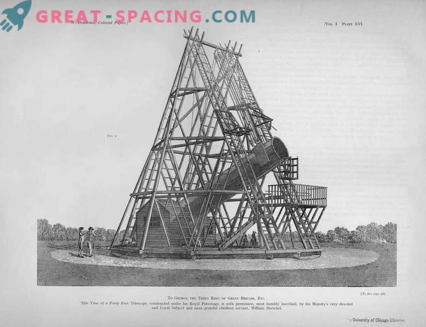 Kako je izgledal velikanski teleskop Williama Herschela