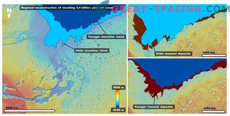 Ogromen cunami je spremenil pokrajino na Marsu