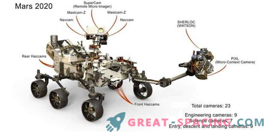 Naslednji Marsov rover bo imel 23 oči
