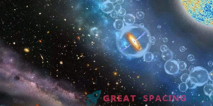 Supermasivna črna luknja v otroškem vesolju