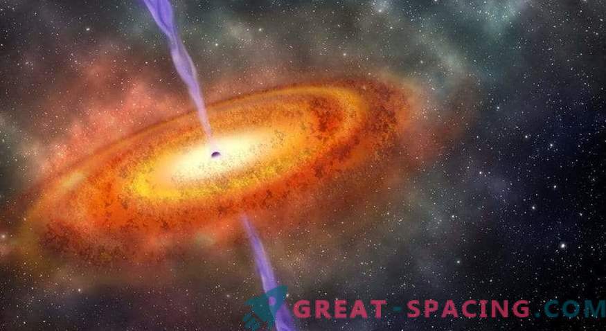 Supermasivna črna luknja v otroškem vesolju