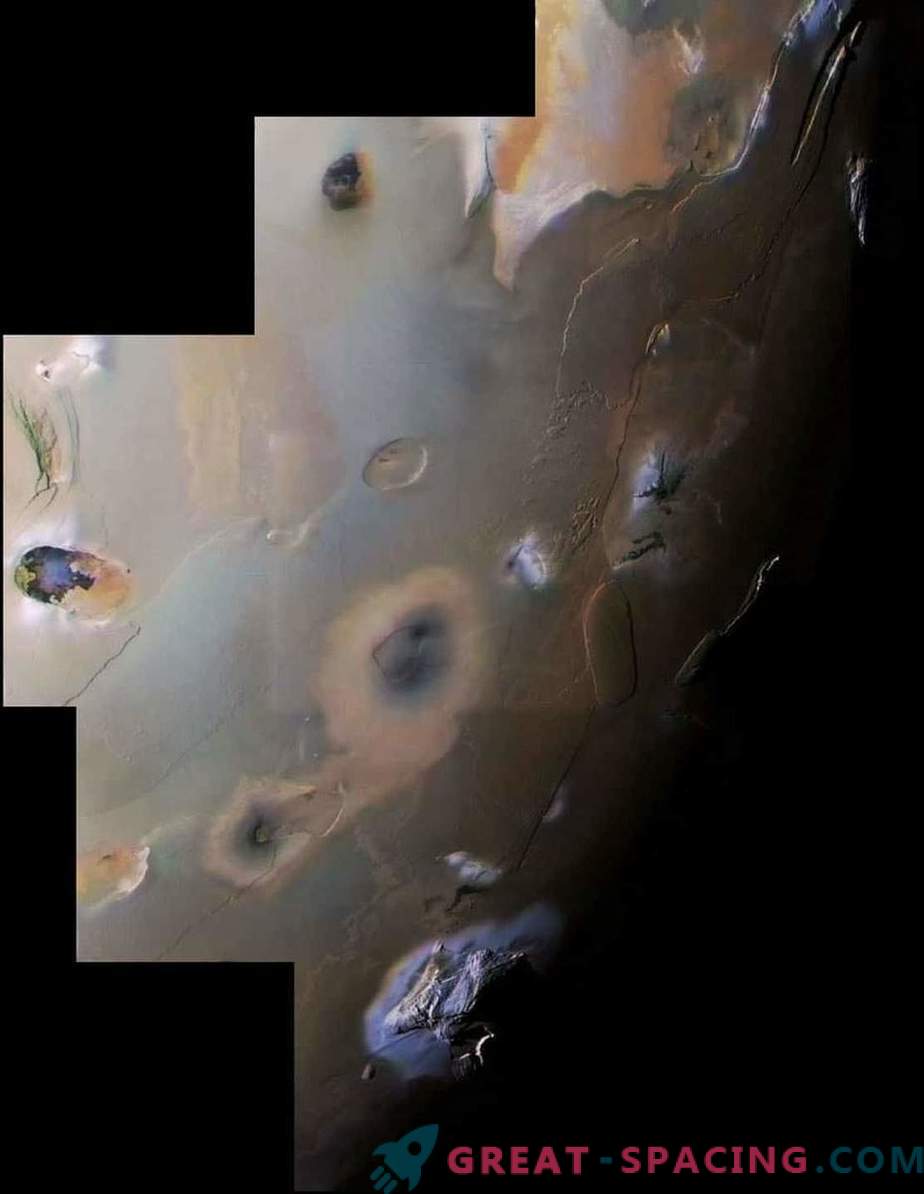 Kako so gore oblikovane na Io?