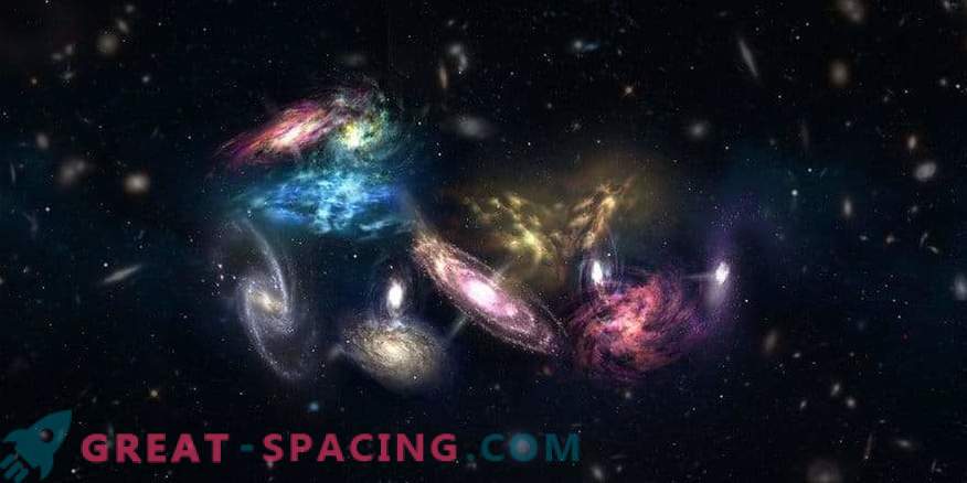 Teadlased võtsid varases universumis suure hulga galaktika ühinemise