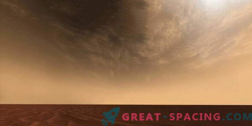 Mars-Express raziskovanje visokih oblakov