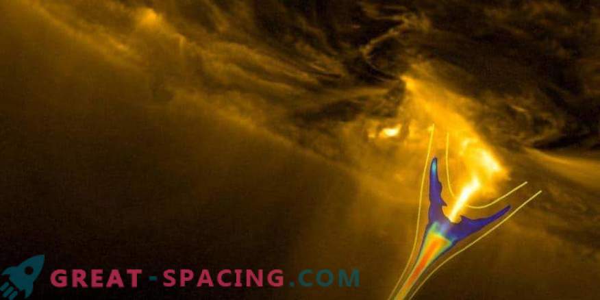 Sprężyny magnetyczne rozpraszają cząsteczki na Słońcu