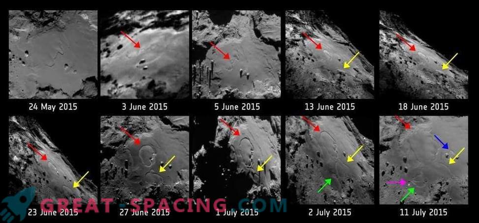 Rosetta nadaljuje študij kometa 67P / Churyumov-Gerasimenko