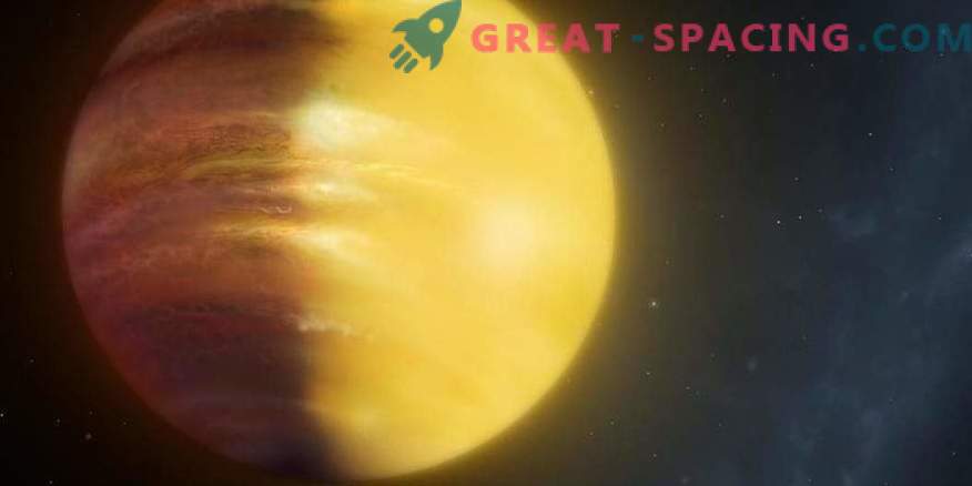 Vreme na eksoplaneti: vetrovno, ponekod rubini in safirni oblaki