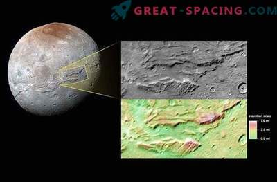Zerreißt der gefrorene Ozean Charon, einen Satelliten von Pluto?