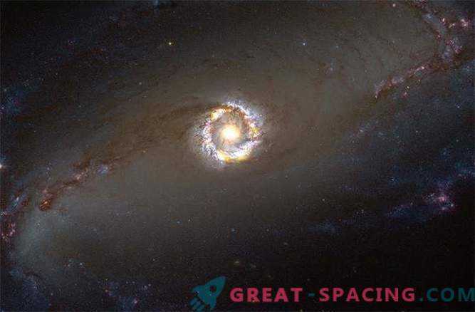 Kako določiti težo črne luknje - pošast spiralne galaksije?