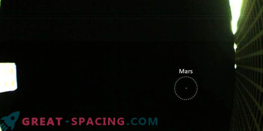 Првата фотографија на Марс од малите сателити на MarCO