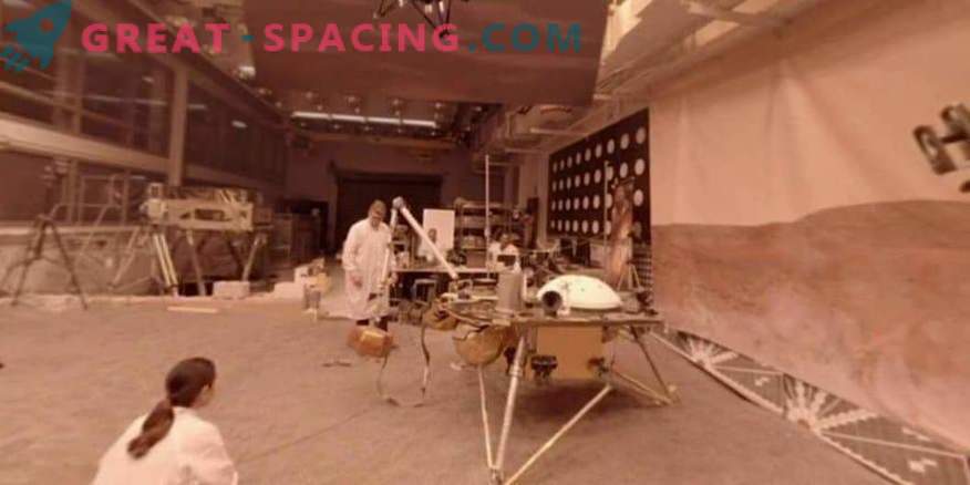 Ogled preskusnega laboratorija Marsovega aparata