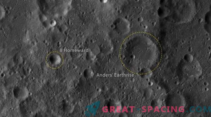 Lunarni kraterji, poimenovani po Apollu 8