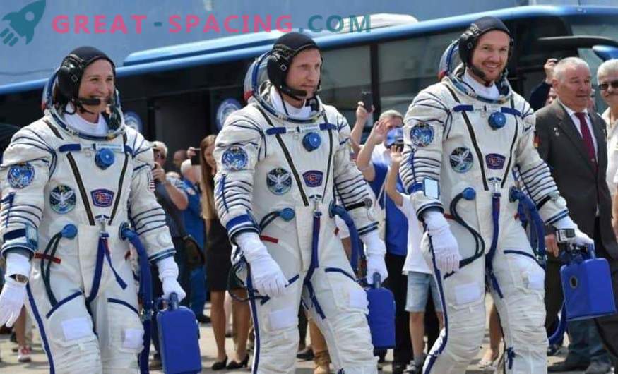 Astronavti, ki so se vrnili z ISS na Zemljo