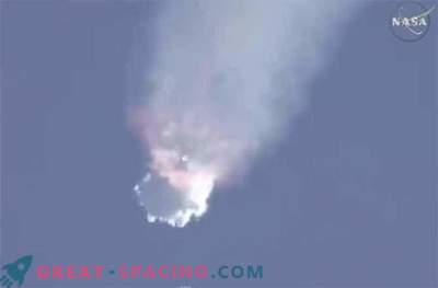 Raketna enota Falcon-9 je eksplodirala 2 minuti po zagonu