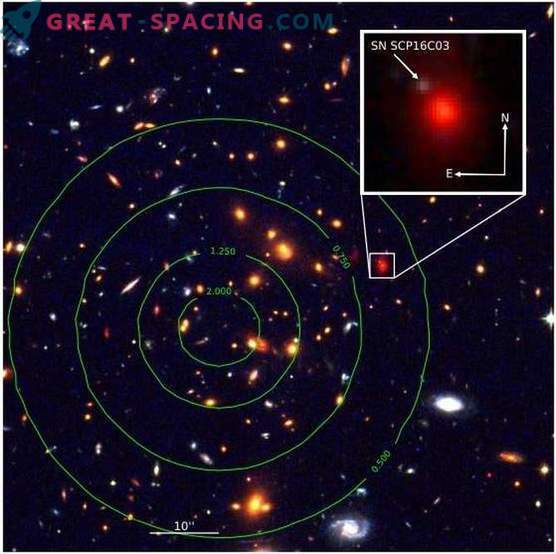 Najdene supernove z gravitacijsko lečo