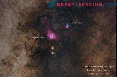 Mars in Nebulae v fotografiranju osupljivega nočnega neba