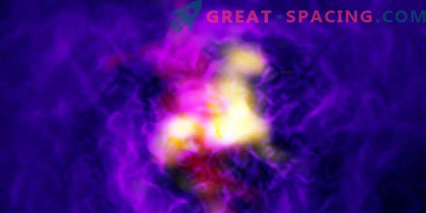 Velikanska črna luknja hrani kozmični vodnjak.